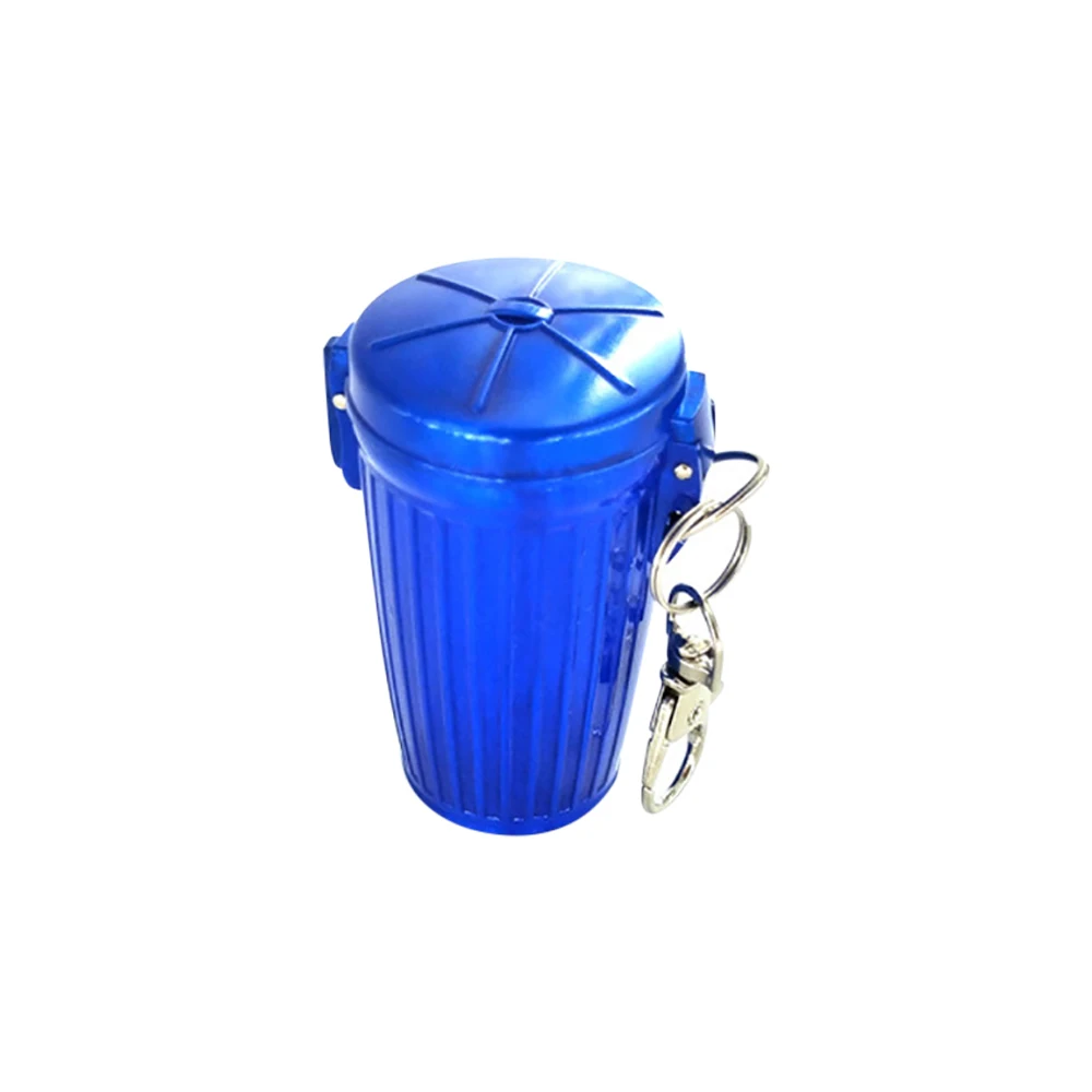 Mini Portable Ashtray Trashcan Keychain Outdoor Pocket Ashtray with Lid portable ashtray