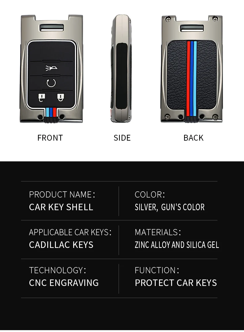 Custodia per chiave Auto custodia Shell Bag per Cadillac SRX XTS ATS CTS ESCALADE Smart Remote Protection portachiavi 2022 accessori Auto - Sf1d117439ae14a3fbe9eaa9871131e25k