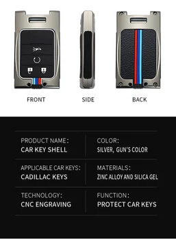 Custodia per chiave Auto custodia Shell Bag per Cadillac SRX XTS ATS CTS ESCALADE Smart Remote Protection portachiavi 2022 accessori Auto - Custodia per chiave Auto custodia Shell Bag per Cadillac SRX XTS ATS CTS ESCALADE Smart