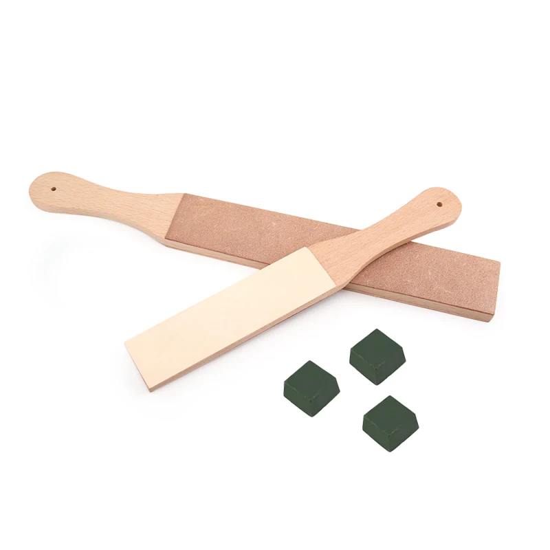 DIY Leather Tool Knife Sharpener Board Stone Strop Sharpening Paste Rotary Cutter Sharpeners board tanned leather Sharpe Board