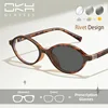 OKH Classic Design Oval Women Reading Glasses Photochromic Glasses Myopia Prescription Eyewear Optical Lenses with Recipe Glasse