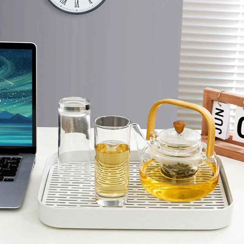 Rectangular Tea Tray for Home Kitchen Bathroom tea tray