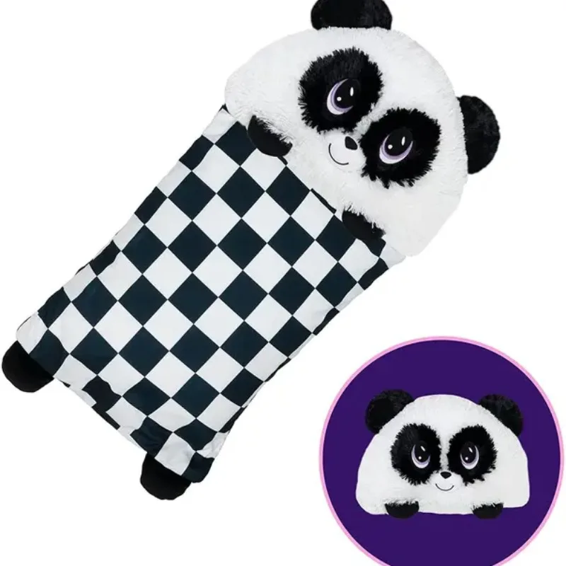 Children's Plush Pet Pillowcase Soft Comfortable Removable Pillow Cover Sofa Throw Pillow Inside Waist Support Kid's Bedding