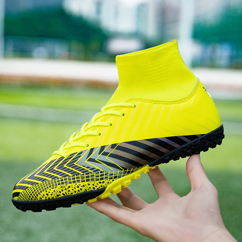 vela Excremento Uva Zapatos de fútbol para hombre y mujer, calzado deportivo para parejas  TF/FG, calzado de fútbol para niños - AliExpress