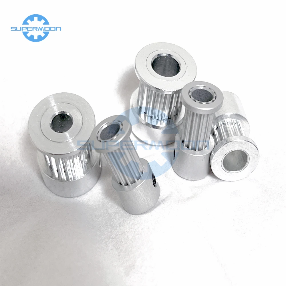 Timing Belt Pulley 2GT Pulley 14T 15T 16T 17T 18T 20Teeth GT2 Timing Belt Pulley Bore 3/3.17/4/5/6/6.35/8mm Belt Width 6/10/15mm Synchronous