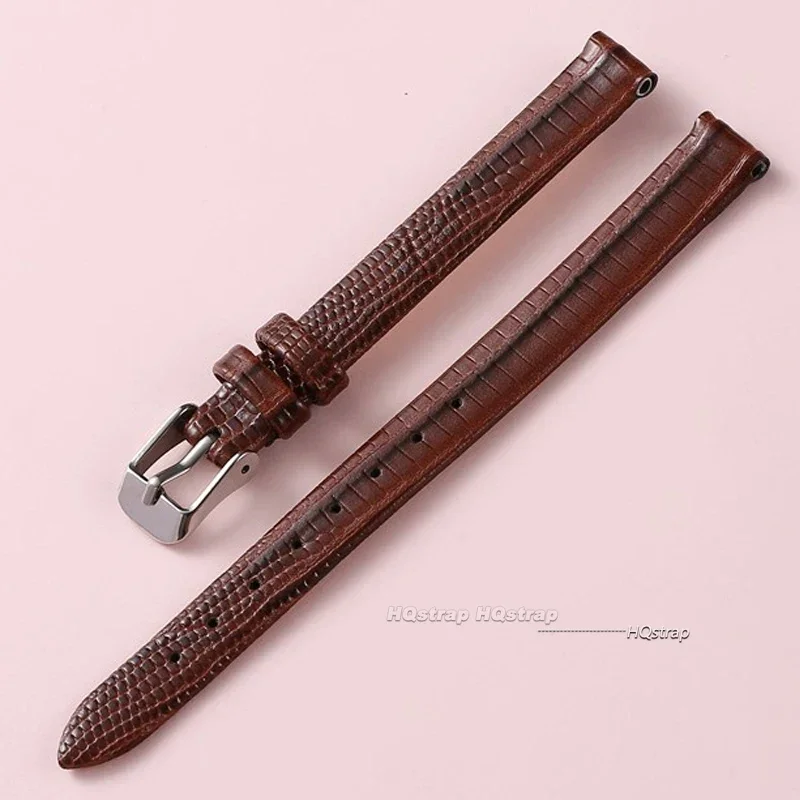 Soft Leather Slim Wristwatch Bands - Women's Fashion Ultra-Thin Strap