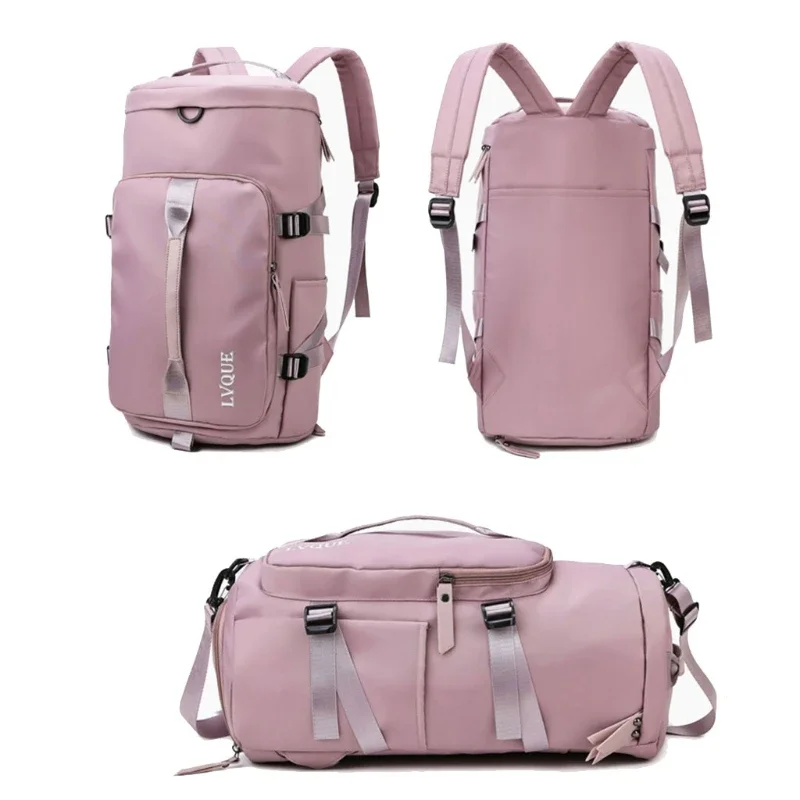 Large Capacity Backpack Travel Sports Gym Bag Ladies Yoga Luggage Bags Multifunction Crossbody Waterproof Hand Luggage Package 2