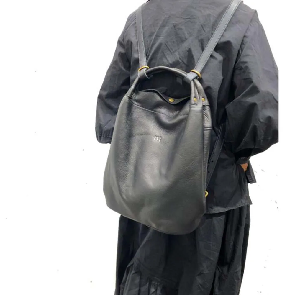 100% Natural Genuine Leather Backpack Women Travel Shoulder Backpacks Simple Design Bagpack Mochilas School Bags For Teen Girls 3