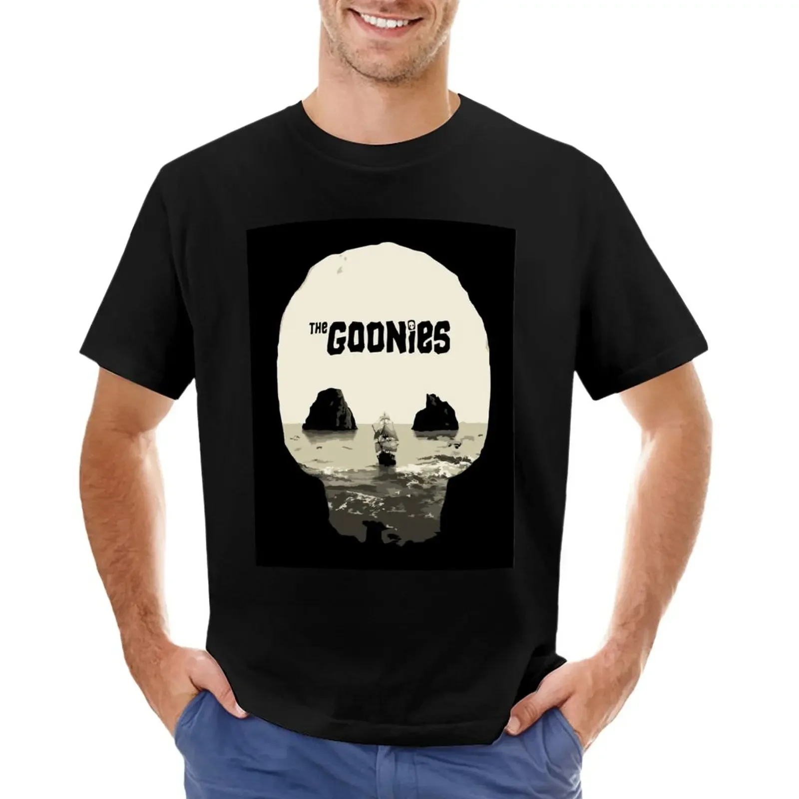 The Goonies T-Shirt Plus Size Top Anime T Shirt Uomo
