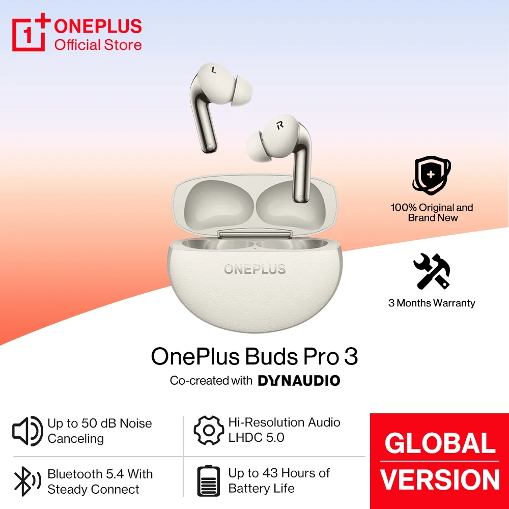 高速配送 OnePlus Buds Pro 3 グローバル版 Bluetooth 5.4 イヤホン