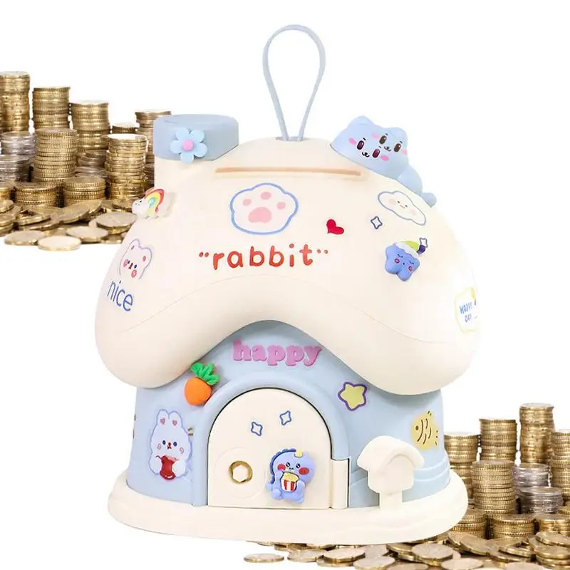 

Mushroom Money Bank Kids Creative DIY Money Banking Toys Piggy Bank Money Saving Pot Coin Banks Ash Saving Safe Deposit Toy Kids