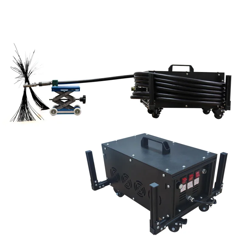 

2022 hot new Rotating brush pipe cleaning machine air duct cleaner equipment for sale