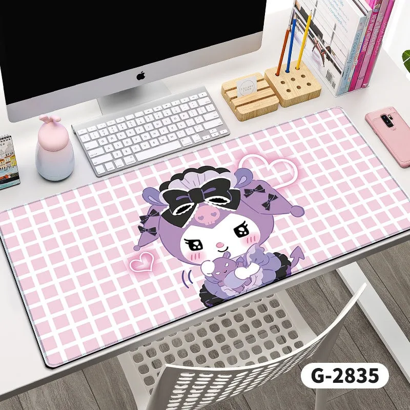 thumbnail image 1 of Alfombrilla de ratón grande MINISO Sanrio Kuromi, alfombrilla de ratón para gamer, alfombrilla de ratón para teclado, alfombrilla antideslizante para juegos, alfombrilla para escritorio de oficina y o, 1 of 5