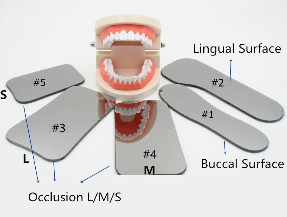 1*glass Dental Orthodontic Photo Mirrors Intraoral Oral Mouth Mirror
