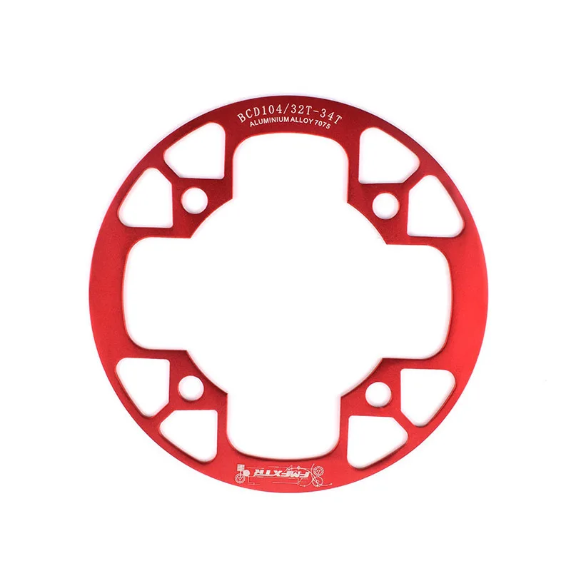 Protector De Plato Para MTB 44 Dientes - 8.2cm De Paso, 5 Agujeros, Plástico Resistente