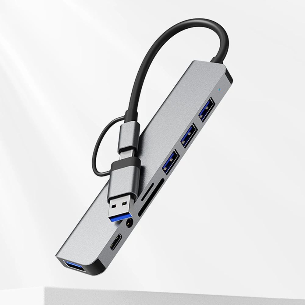 USB C  ӵ 5.0Gbps ƼƮ C Ÿ , USB 3.0, 2.0 Ʈ, 3.5mm , SD, TF ī ,  Ÿ C ƮϿ, 8  1