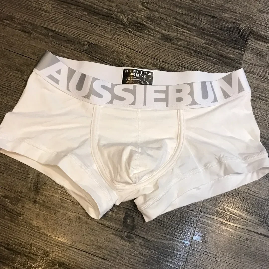 Wide brim candy color men's underwear four corner boxer underwear breathable elastic fiber 5