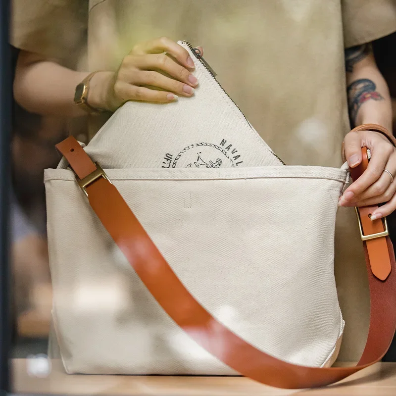 Canvas Tote Bags Vintage Unisex Crossbody Printed