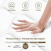 Матрас Daccormax Pocket Spring 22 см, 7-зонный эргономичный дизайн, средней жесткости, дышащий чехол, снятие давления и поддержка позвоночника — изображение 6