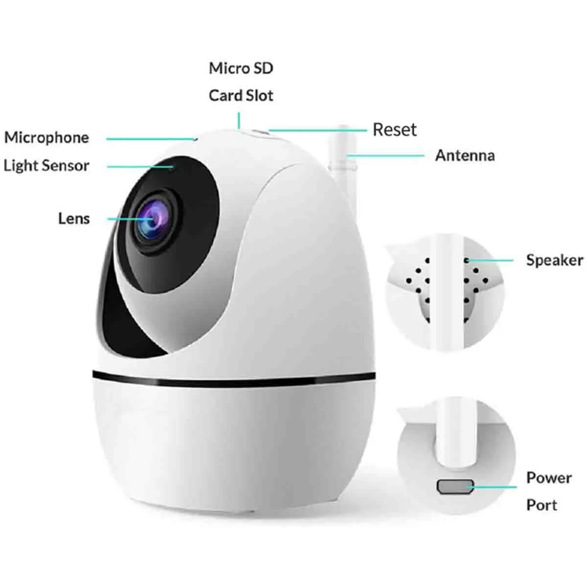 1080pHd Camera Wireless Hd Night Vision Camera Home Remote Children And Pets Safety Monitoring baby monitor