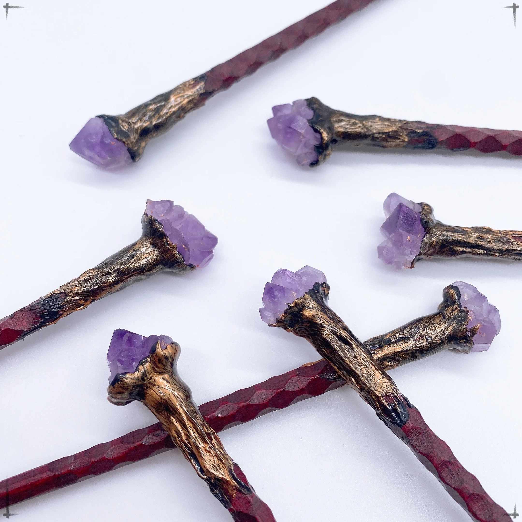 19Cm Magische Stok Staf Natuurlijke Amethist Kristal Heks Hekserij Scepte  Reiki Healing Kinderen Geschenk Huisdecoratie - AliExpress, image size:2160x2160