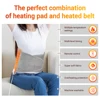 2 In 1 Electric Heating Pad Warming Waist Belt  Abdomen Shoulder Back Pain Relief Hot Compress Physiotherapy Thermal Blanket 2