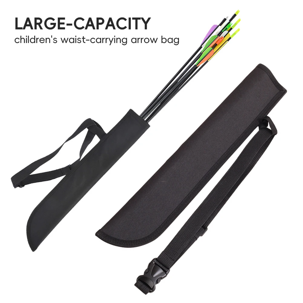 1Pc Oxford Archery Arrow Quiver Holder Adjustable Arrow Backpack Waist Bag Back Quiver for Compound Bow Recurve Bow Longbow