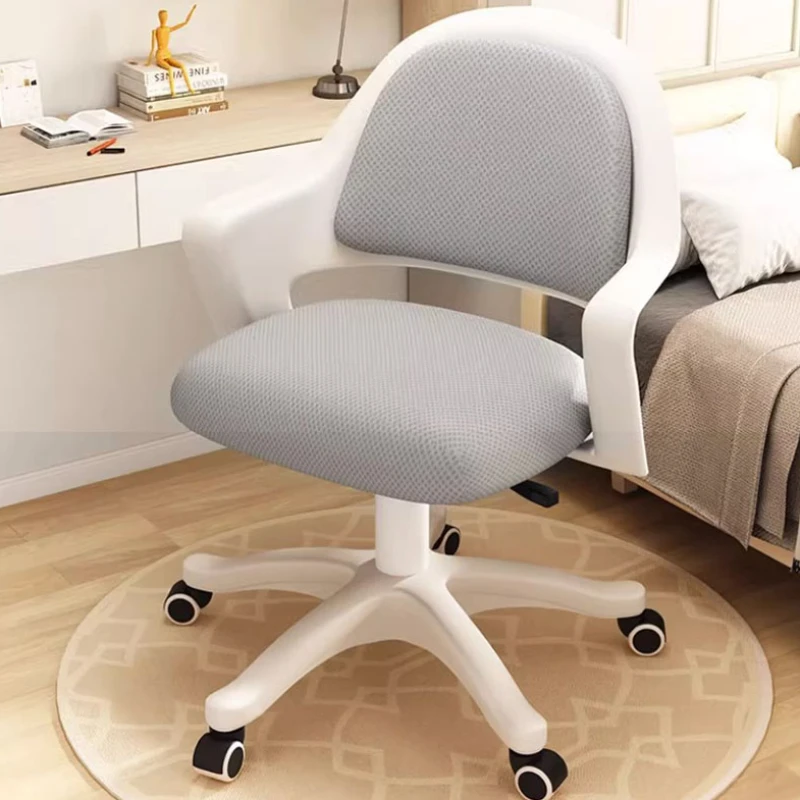 

Fancy Cheap Office Chair Design Rotating Adjustable Ergonomic Computer Office Chair Cute Comfy White Nordic Cadeira Furniture