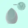 Wholesale Custom Logo Microfiber Make Up Sponge Beauty Egg Facial Flocking Makeup Facial  Sponge Velvet Flocking Blender Egg 4