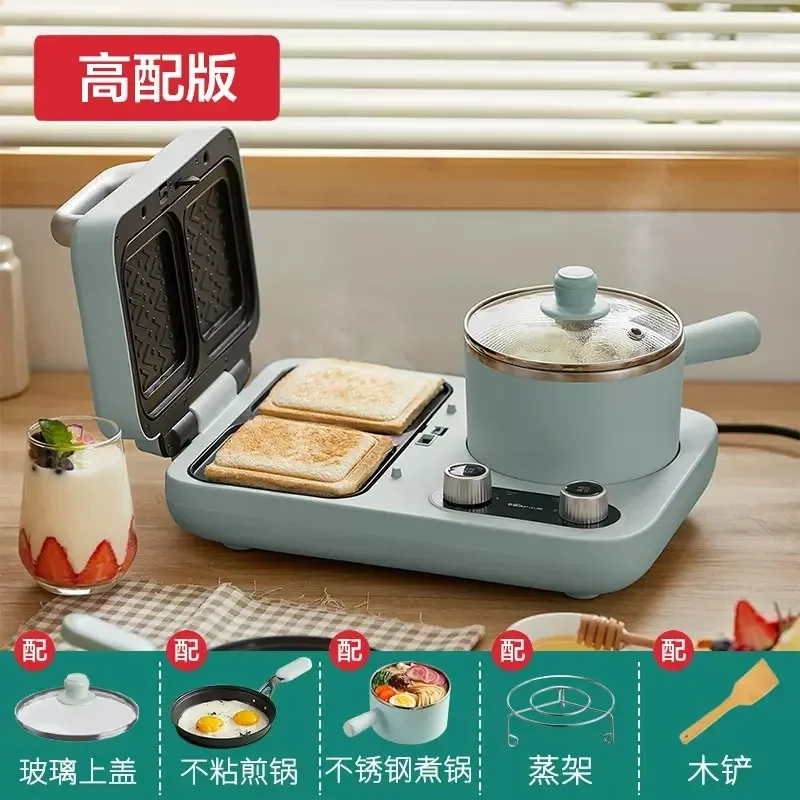 Bear Breakfast Machine Light Food Sandwich Machine Household Small Multipurpose Toast Press Toast DSL-A13F1 Toaster