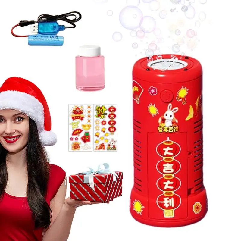

Fireworks Bubble Machine Firework Bubble Maker Small Bubbles Toy Outdoor Bubble Toys Bubble Making Machine Kids Electric Bubble