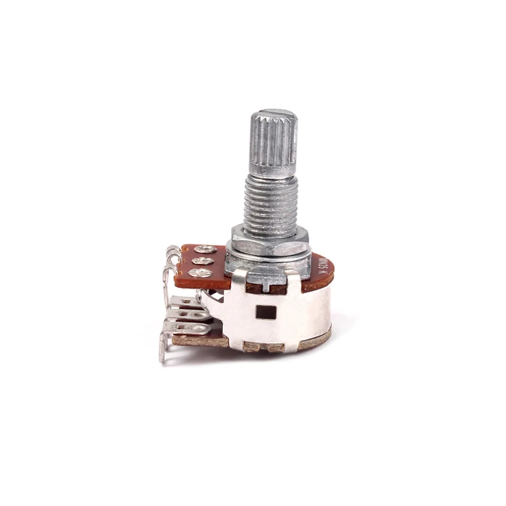 MN25K 25K OHM Linear Taper Rotary Potentiometer diymore rotary potentiometer alps rh2702 a100k 100k 50k dual 8 feet potentiometer stereo speaker amplifier volume potentiometer