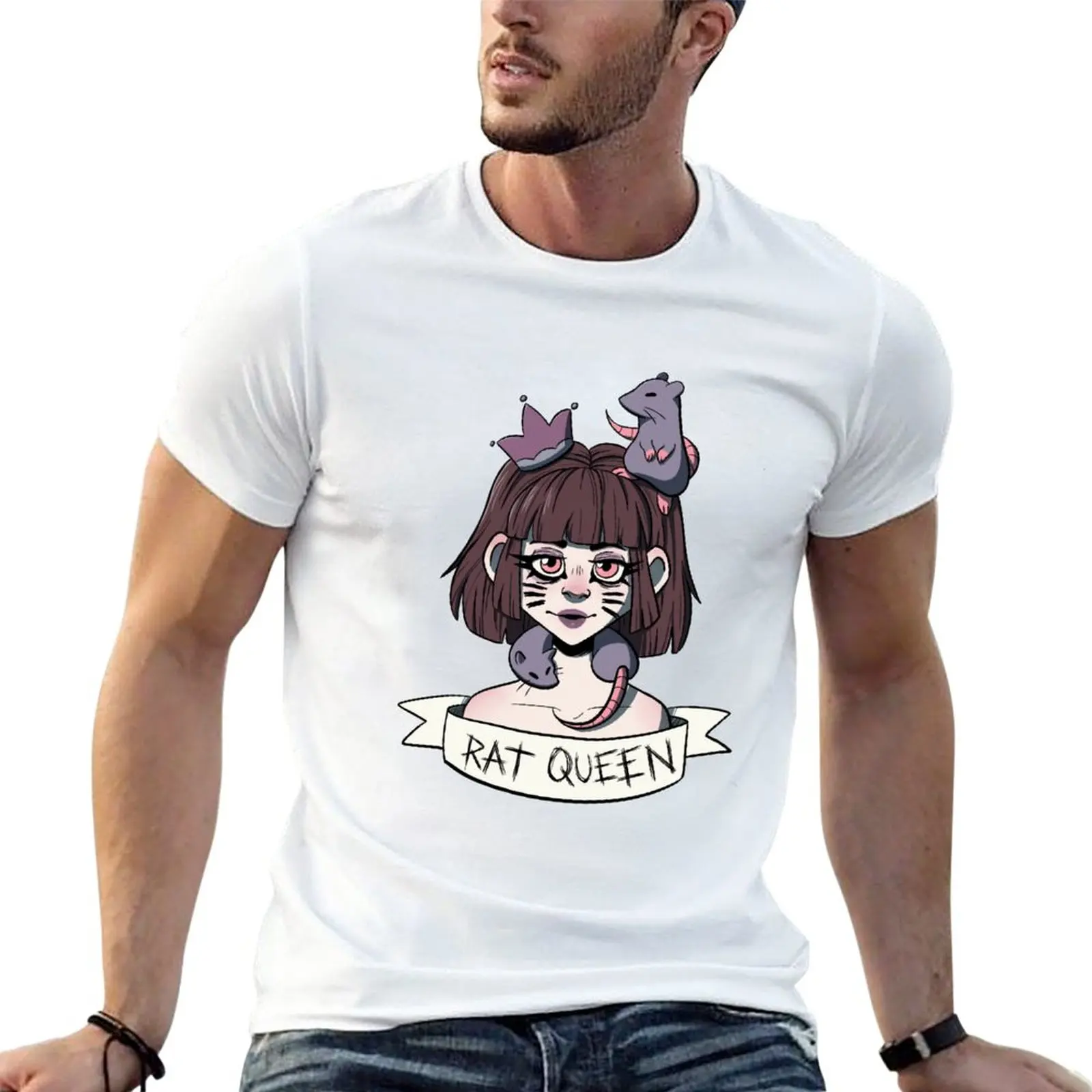 

New Rat Queen T-Shirt plain t-shirt cute clothes workout shirts for men