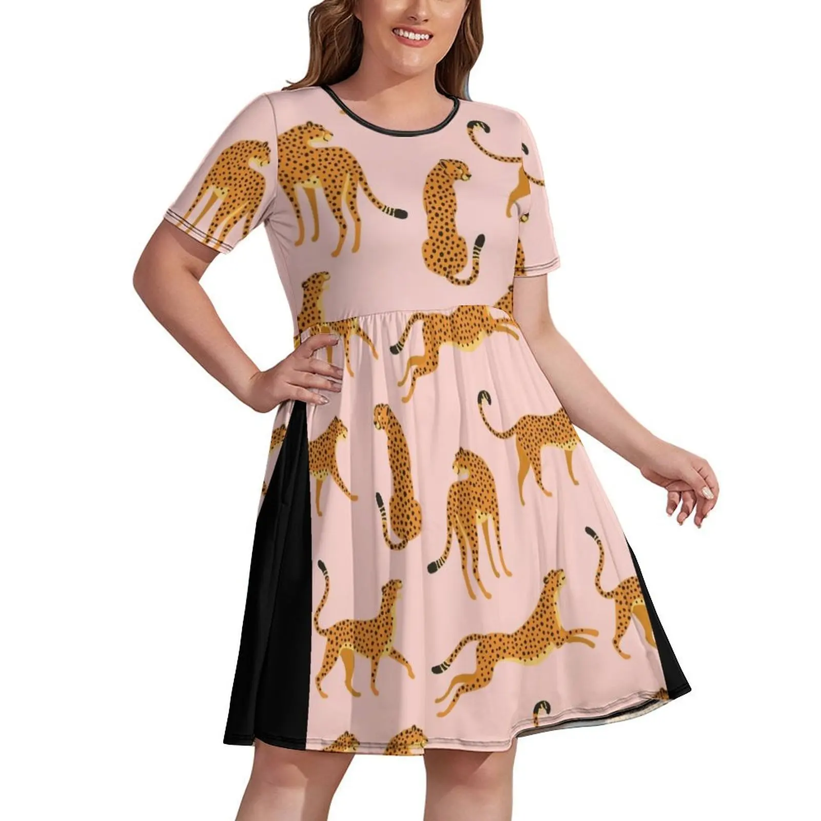 

Leopards or cheetahs. Dress summer dress woman 2024 elegant dress women's evening dresses 2024 women's luxury party