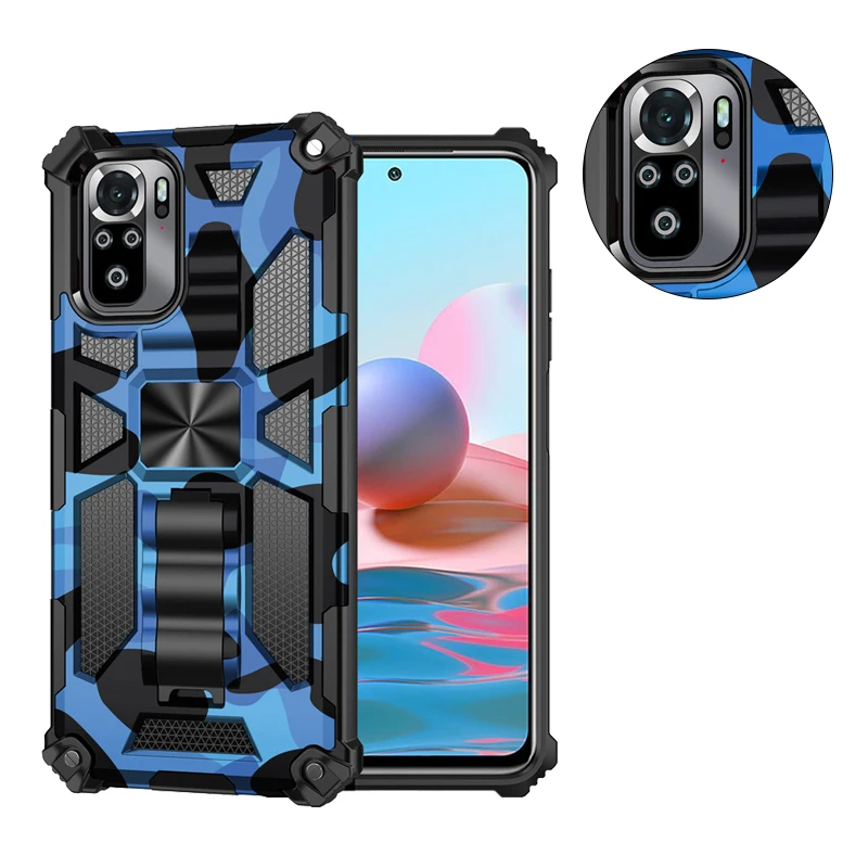 

Case For Redmi Note Note 12 12T 11pro 12 5G 10c 11 10A Lite Camouflage Protective Grade Rugged Cover