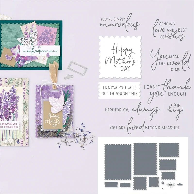 Banconre ® Matrices De Découpage De Métal Pochoir DIY Scrapbooking Gaufrage Albu