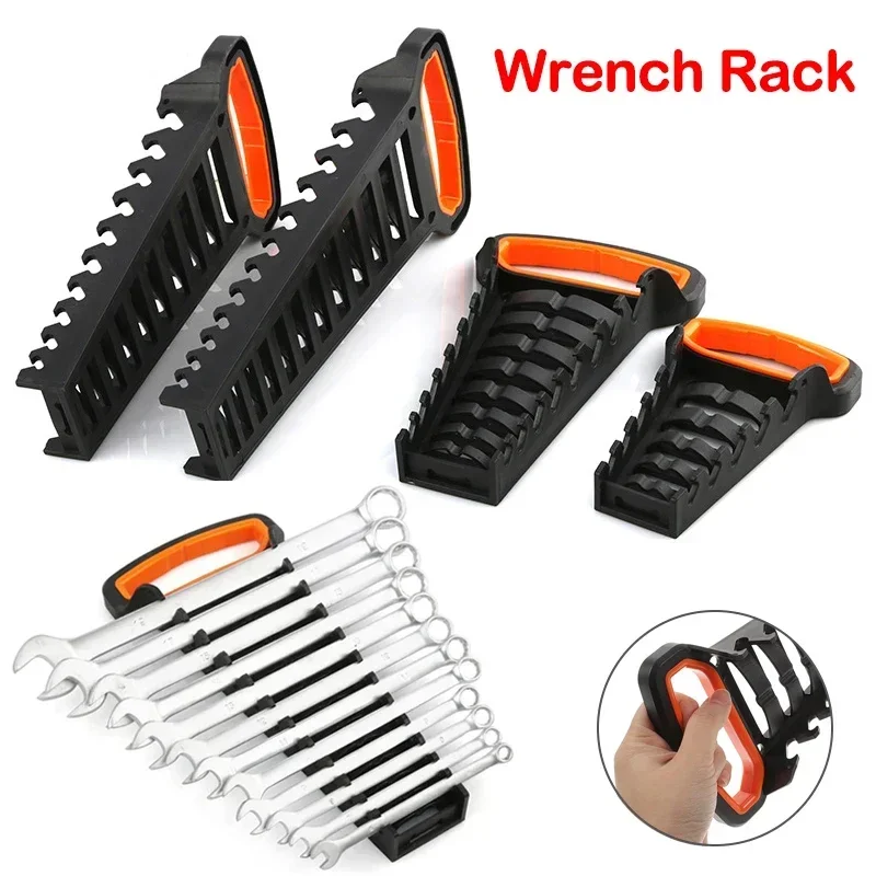 

Cabinet Holder Organizer Holder Tool Wall Mounted Socket Organizer Hand Wrench Storage Tools Tray Rack Plastic Sorter Spanner