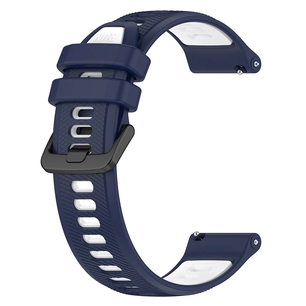 Two-Tone Silicone Watch Strap Replacement - Durable Sport Band