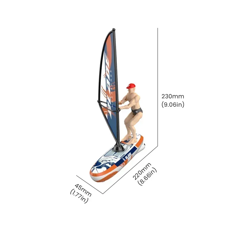 Bateau RC télécommandé rapide 30km/h, jouet étanche pour piscine et mer