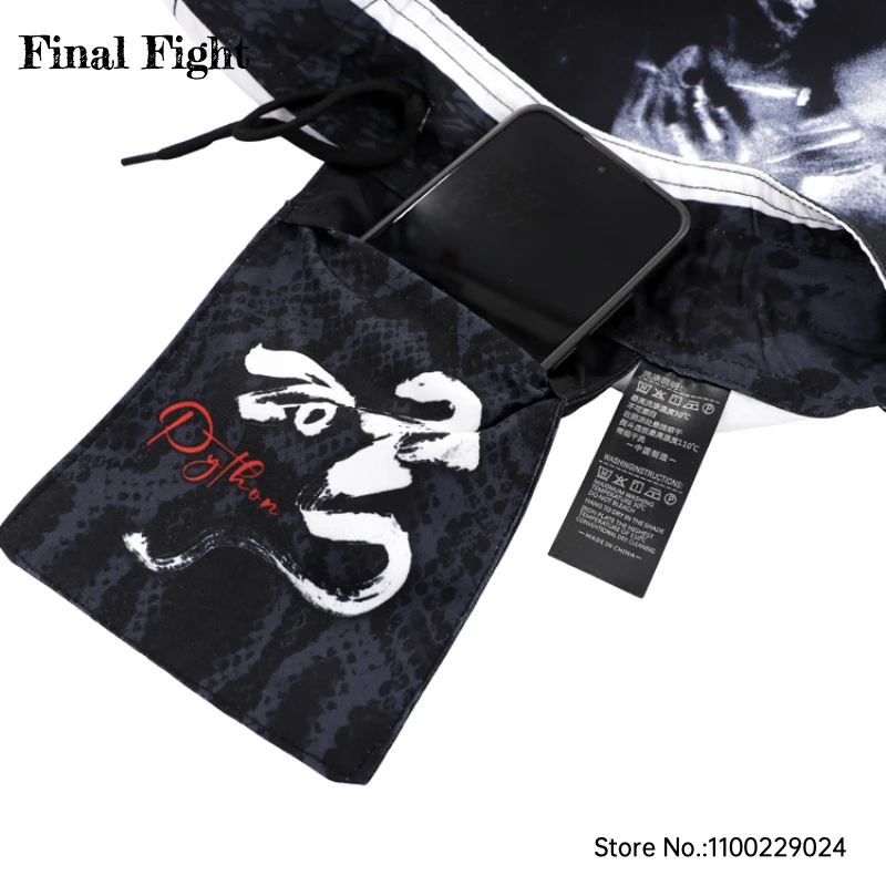 MMA Shorts Muay Thai Pants Snake Print Boxing Shorts Martial Arts Sparring Grappling Clothing Kickboxing Grappling Fight Pants