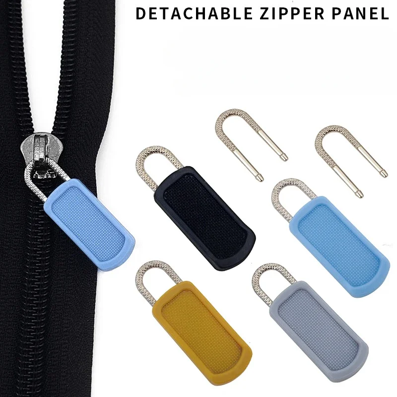 손상된 버튼 교체를위한 5/10pcs 지퍼 풀러 수리 키트 여행 가방 수하물 지퍼 DIY 이동식 봉제 프로세스