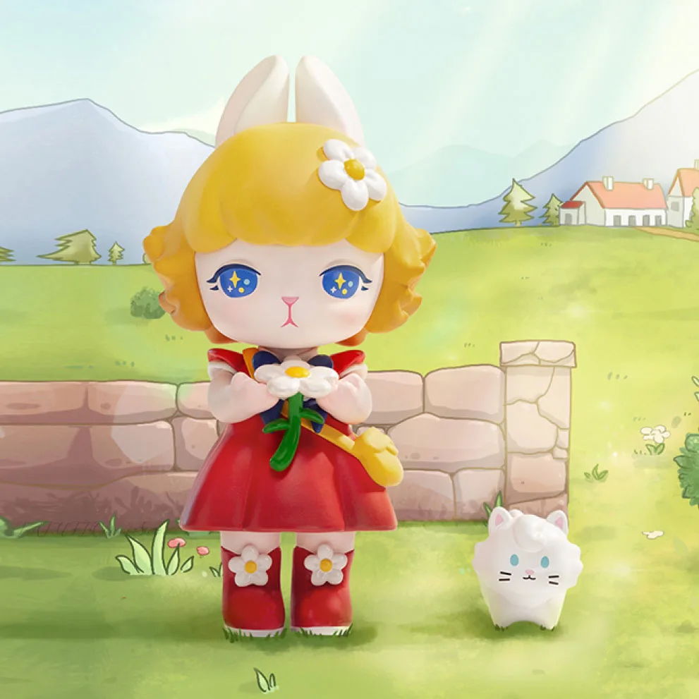 thumbnail image 1 of POP Mart Bunny Flower Angel Lulu Series Blind Box Surprise Box Original Action Figure Cartoon Model Mystery Box Collection Girls, 1 of 5