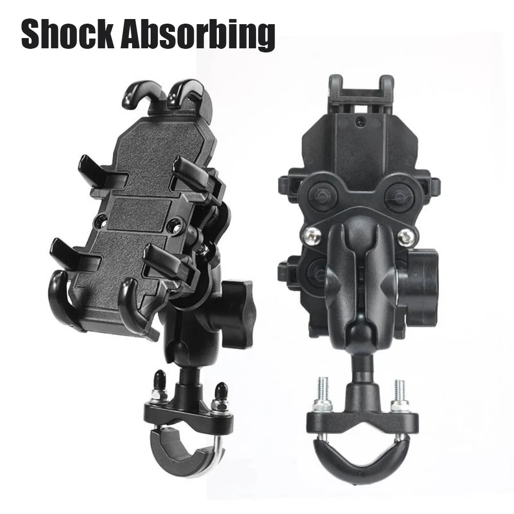 حامل هاتف دراجة نارية مع ممتص الصدمات/لا ممتص الصد...