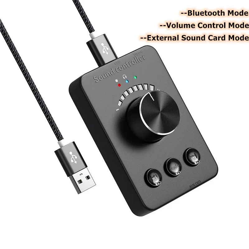 3ModesUSBAdapterExternalSoundCardBluetoothMultimediaPCSpeaker