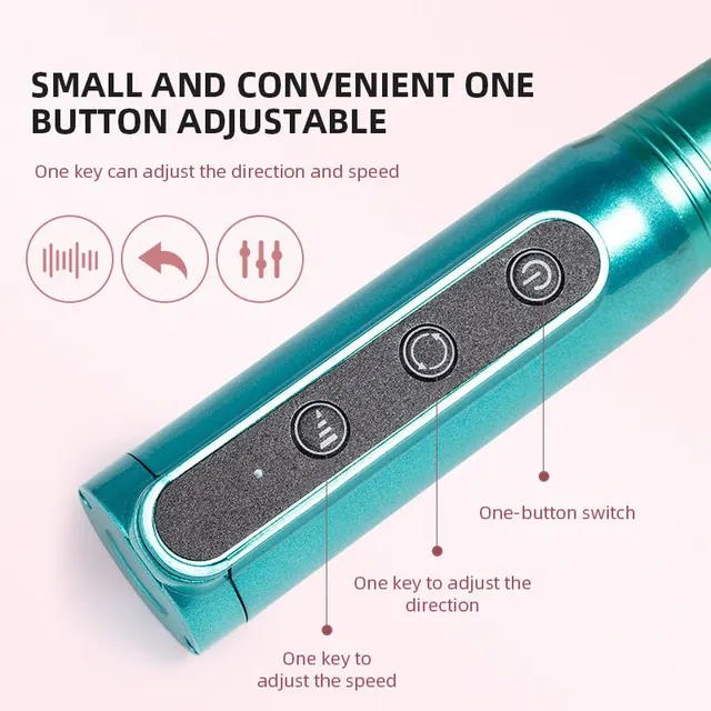 Wireless Nail Drill Pen USB Nail File Polishing Manicure Tool