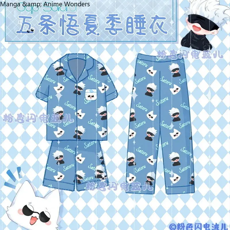 vewoza JJK Ensemble de pyjama anime vêtements de nuit Itadori Yuuji