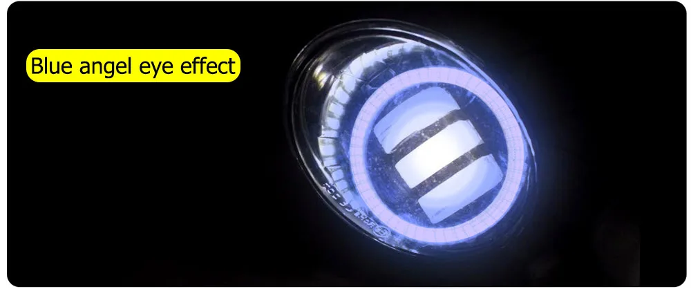 2-Pcs Led Car Fog Lights Assembly Head Lamp wtih Lens for Seat Alhambra 7N 2010-2020 Angel Eye Front Bumper DRL Daylight 30W detail image 10