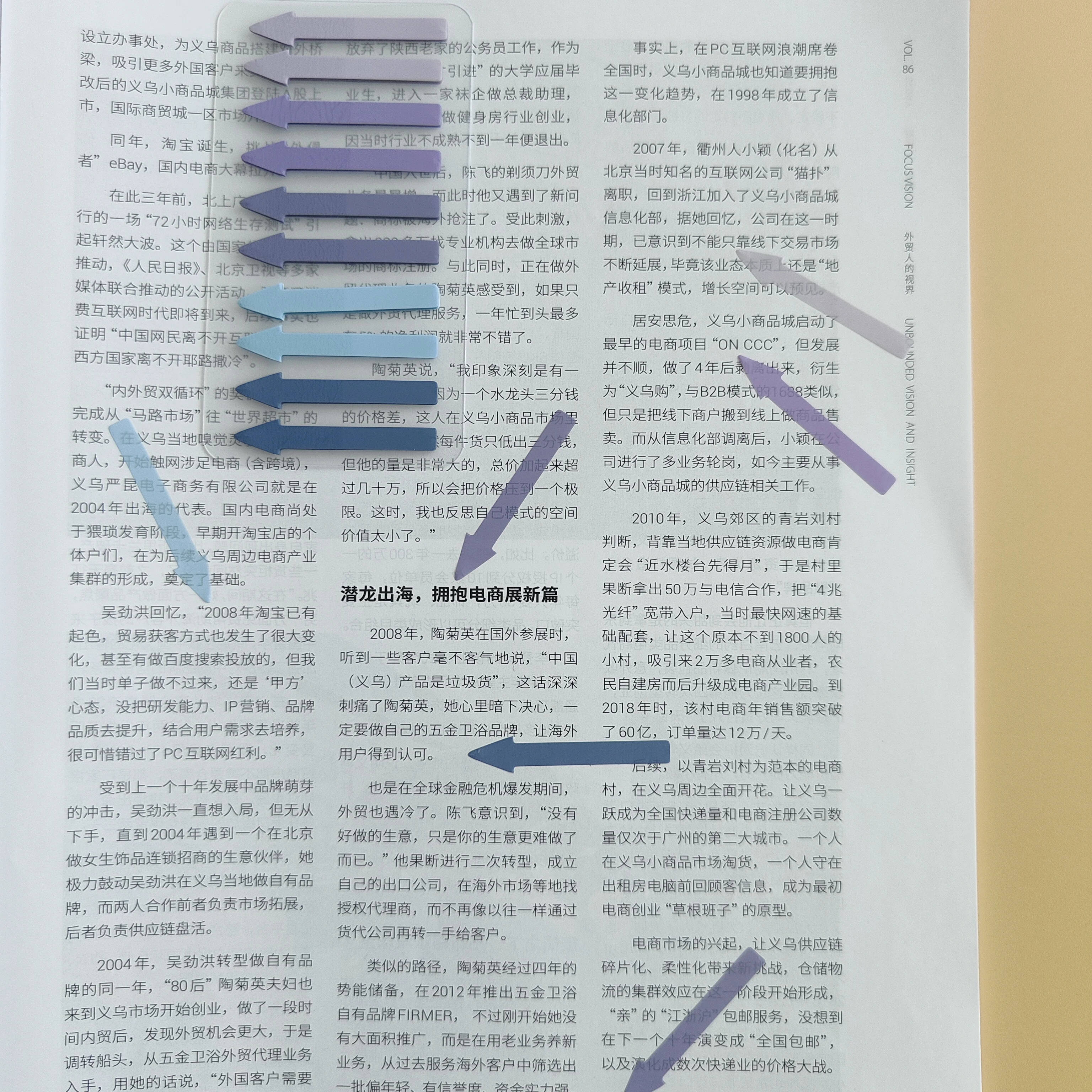 300 Sheets Transparent Fluorescent Index Tabs PET Arrow Flags Sticky Note for Page Marker Planner Stickers Office School 5
