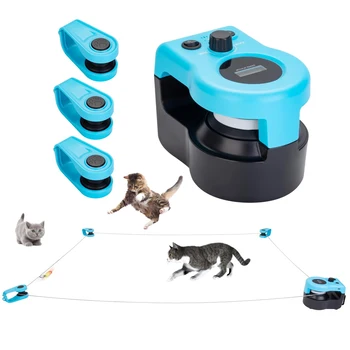 Juguetes para gatos de interior, juguete interactivo para gatos, ejercitador de ruedas, nueva cinta de correr para gatos, juguete de caza simulado de velocidad ajustable para interiores 1