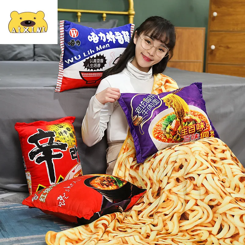 kousen tsunami Baleinwalvis Kawaii Pluche Instant Noodles Kussen Gevulde Gebakken Noodle Pluche Gift Leuke  Kussen Kip Nugget Kussen Voedsel Pluche Kussen Knuffels|Pluche Kussens| -  AliExpress